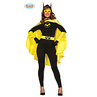 Costume Donna Pipistrello Super Eroina In Spandex Taglia S-M (84983)