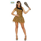 Costume Donna Cavernicola Sexy Primitiva Antenata Taglia S (84985)