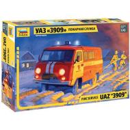 Uaz 3909 Firefighter Car Scala 1/43 (ZS43001)