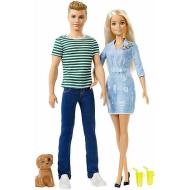 Barbie e Ken con cucciolo (TTB72)