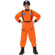 Costume Astronauta Arancio 128 cm (11016)