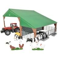Farm Building Set With Case Tractor Scala 1/32 (LC47019)
