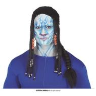 Parrucca Con Trecce E Foulard In Scatola (48043)
