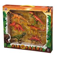 Set 6 Dinosauri Da 18.5 A 21 cm