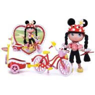 Bambola I Love Minnie bici