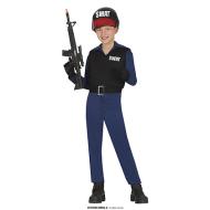 Costume Squadra Speciale Swat 10 - 12 Anni (81056)