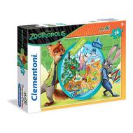 Puzzle Maxi 24 pezzi - Zootropolis