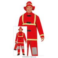 Costume Bombero Adulti 56 - 58  (Xxl) (84075)