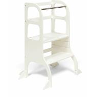 Torre Montessoriana Regolabile - Bianco - Piedini Extra