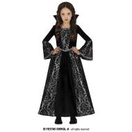 Costume Vampiro Argento Bambina 7-9 Anni (78079)
