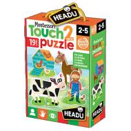 Montessori Touch 2 pieces Puzzle The Farm (IT20874)