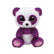 Peluche Boom Boom - Panda Viola/Bianco 24 cm Beanie Boo (37088)