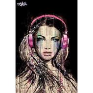 Loui Jover: Dj Girl (Poster 61X91,5 Cm)