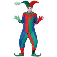 Costume Uomo Giullare Buffone Di Corte Taglia L (80101)