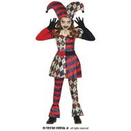 Costume Regina Di Quadri Bambina 5-6 Anni (78114)