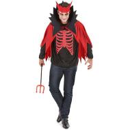 Costume Adulto diavolo rosso Halloween XL