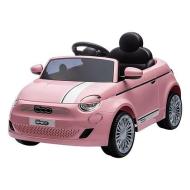 Auto Elettrica Fiat 500E 12v R/C Rosa