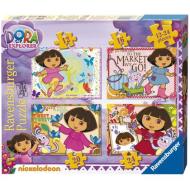Dora 4 Puzzle da 12, 16, 20 e 24 pezzi (07133)