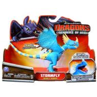Stormfly Blu attacco con fiamme luminose – Action Dragons