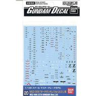 Gundam Decal 20 Mg Gundam Z 2.0