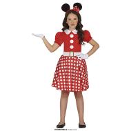 Costume Topolina Bambina 3 - 4 Anni (81140)