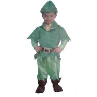 Costume Folletto del bosco Peter Pan 2/3 anni