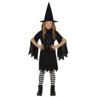 Costume Nero Streghetta Bambina 10-12 Anni (78148)