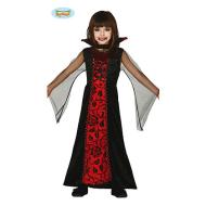 Costume Contessa Vampira Vampiressa Bambina Taglia 3-4 Anni (83154)