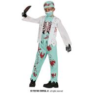 Costume Infermiere Zombie Scheletro Bambino 7-9 Anni (78160)
