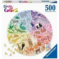 Animali - Puzzle 500 pezzi Round (17172)