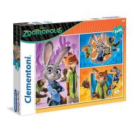 Puzzle 3x48 pezzi - Zootropolis