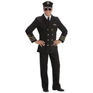 Ufficiale Di Marina (Giacca, Camicia Finta Con Cravatta, Pantaloni, Cappello) XL