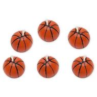6 Candeline Pallone Basket Cm.3 (73219)