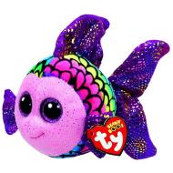 Peluche Flippy - Pesce Muliticolori 15 cm Beanie Boo (37242)