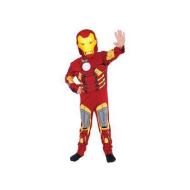Costume Iron Man con muscoli taglia S