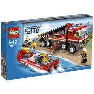 LEGO City - Autogrù e gommone dei pompieri (7213)