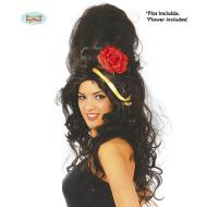 Parrucca Pop Star Nera Donna (4276)