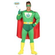 Costume Uomo Supereroe Marijuana Taglia L (88276)