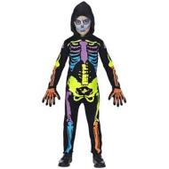 Costume scheletro colorato 11-13 anni