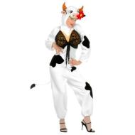 Mucca (Costume Con Mammelle, Copricapo Con Maschera) XL