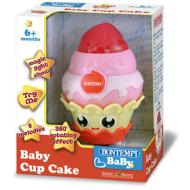 70 0525 - Baby Cup Cake Con Effetto Rotazione, 6 Melodie. Magico Spettacolo Di Luci.