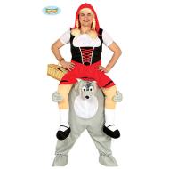 Costume Let Me Go Lupo Uomo Donna Taglia L (88285)