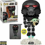 Star Wars - The Mandalorian - Pop Funko Vinyl Figure 488 Dark Trooper W/ The Child (Gw) 9cm Comicon 22 Excl