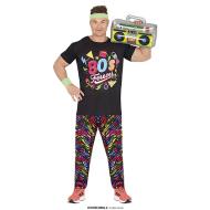 Costume Arcobaleno Anni 80s Lover Adulto 48 - 50  (M) (80292)