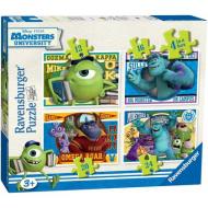 Monsters 4 puzzle in 1