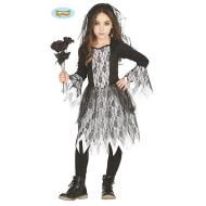 Costume Vedova Fantasma Bambina Taglia 3-4 Anni (87318)