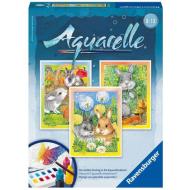 Aquarelle midi - coniglietti  (29319)