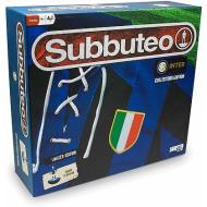 Subbuteo Inter Playset Retro con Tappeto Gioco, 2 Porte, Pallone e 22 Giocatori