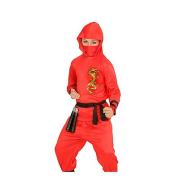Costume Ninja Rosso 11-13 anni