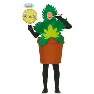 Costume Cannabis Pianta Piantina Di Marijuana Uomo Donna Taglia L (84347)